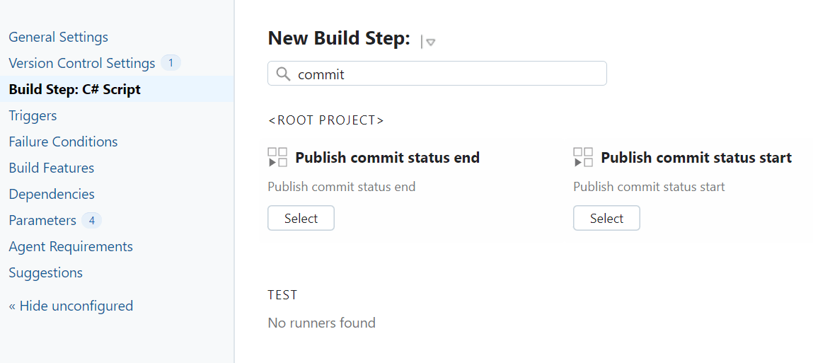 New build step available